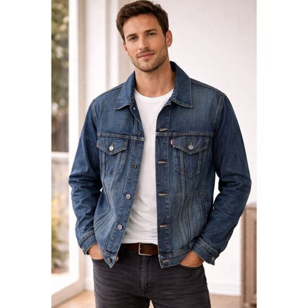 Levi’s | L | Men’s medium wash Trucker Denim Jacket (Size L) - Picture 1 of 10